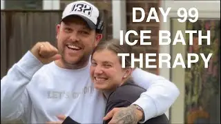 Day 99 - Ice Bath Therapy 🧊🥶 #Addiction #IceBath #ADHD #Recovery #Sobriety #Motivation