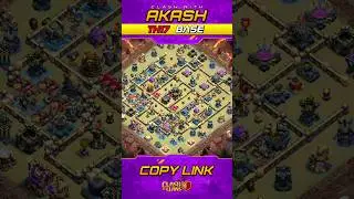 Only 1 Star TH17 War Base 2025 Anti 2 Star Anti Root Rider Valkyrie Anti Dragon Clash of Clans 🔥