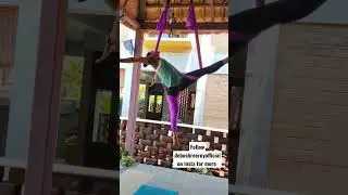 Aerial yoga workshop by Studio Naach founder at Adika Hyderabad