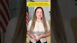 Viajar como residente permanente no es solo tener la green card vigente. #residenciapermanente