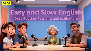 Daily Routine Podcast for Beginners A1&ndash;A2+ Shadowing Listening Speaking Practice | Passion & Desire