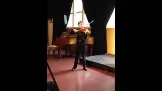 Eli plays at Carmel Bach Festival Master Class with Emlyn Ngai