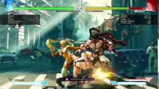 STREET FIGHTER V R.Mika Crush Counter command throw setup