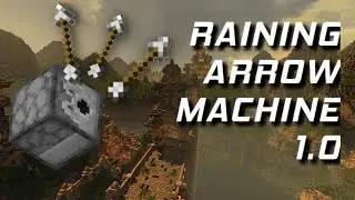 DEFENSE MECHANISM #1 | RAINING ARROW MACHINE 1.0 | MINECRAFT TIPS
