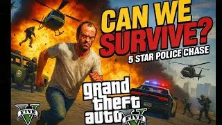 GTA 5 ! 5 Star Police vs Cheat Code Weapons! Kya Main Bach Paunga #gta 