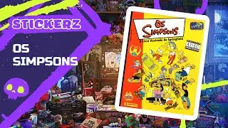 &Aacute;lbum de figurinhas - Os Simpsons, O Livro Ilustrado de Springfield