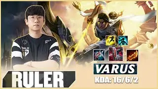 Ruler stream back after Worlds 2022 | Varus vs Ezreal - Lol Pro Replays