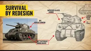 How the M4 Sherman Evolved to Survive the Deadliest Battlefields | WW2 Tank Evolution Explained