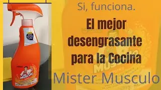 🛑😱C&oacute;mo UTILIZAR Mister Musculo COCINA 📢/ #desengrasante