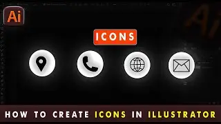 How to Create Social Media Icons In illustrator.