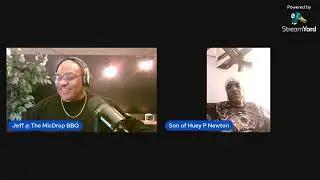 Micdrop Bbq podcast interview with Rico Dukes Son of Dr Huey P Newton 