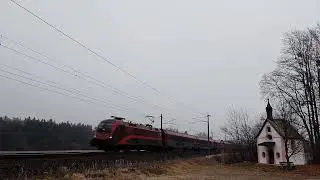 20251223 10:25 Unterinntalbahn Brixlegg(T): RJX #railjet #obb #austria
