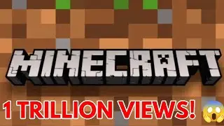 YouTube Update for Minecraft 1 TRILLION Views! | Minecraft 1 Trillion Celebration |#shorts