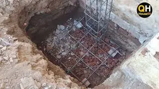 Rcc column footing | How to column footing jali