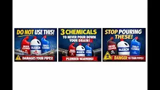 Do NOT Use These 3 Chemicals in Your Drain (Plumber Warning)