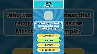 Luke Part 1 #bible  #trivia  #quiztime #BibleTrivia #luke #newtestament #biblestudy