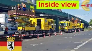 [BERLIN] 3 Turmwagen gleichzeitig | Großschaden Oberleitung | Verkehrschaos | 022 | Reupload