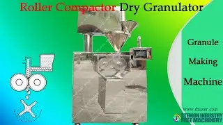 Roller compactor machine┃Compaction granulator machine for granulating production from dry powder