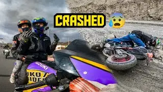 Ladakh Se Ghar Aatey Waqt Apni Superbike Echo Aur Hayabusa Ka Itna Bada Crash Hogaya 😭 Ep14