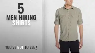 Top 10 Men Hiking Shirts [2018]: Craghoppers Men's Kiwi Long Sleeve Shirt Medium, Pebble