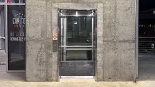 Scenic KONE Traction Elevator in the Capitol District Plaza in Omaha, Nebraska 