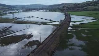 Drone flight around Carlton Flood near Skipton
