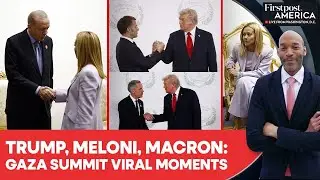 Gaza Peace Summit: Trump, Macron, Meloni, Erdogan Create Funniest Moments | Firstpost America | N18G