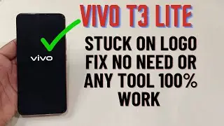 How to Fix Vivo T3 Lite Stuck on Logo | Boot Loop Problem Solution | Flash Firmware Step by Step