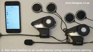 Sena 20S :Sharing music between two headsets