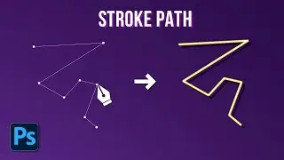 How to Stroke Path with Photoshop | Explained in 1 minute