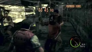 Resident Evil 5 Mercenaries Reunion   Public Assembly   118K Barry Burton Solo