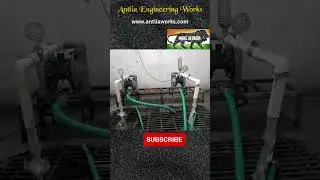 AODD Pump with vs. w/o Pulsation Dampener