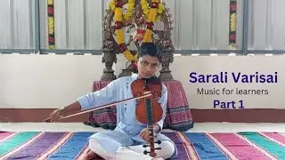 SaraliVarisai | @ashwaifa | Violin performance | Violin Lesson Part 1