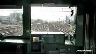 205系宮原車普通518C 前面展望1 尼崎⇒新大阪 福知山線113系快速と並走