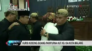 Kursi Kosong Sidang Paripurna HUT Ke-104 Kota Malang