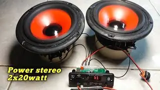 Review dan tes speaker aktif portabel rakitan pakai modul mp3 bluetooth plus power 2x20watt