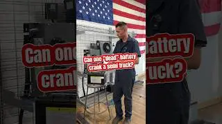 Can (1) &ldquo;Dead&rdquo; Battery Crank/Start a Semi Truck? - Lithium Starting Dual Purpose Battery #battery