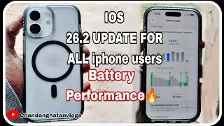 iphone 17 Battery Performance🔋 After IOS 26.2 Update🔥#youtube #viral #viralvideos 