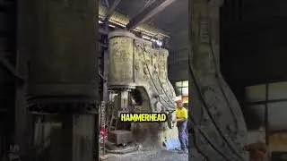 Как гигантский паровой молот формует сталь как масло