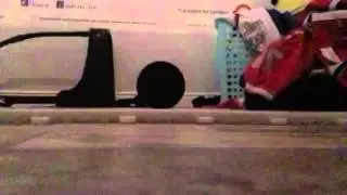 Slow mo ice hockey shot