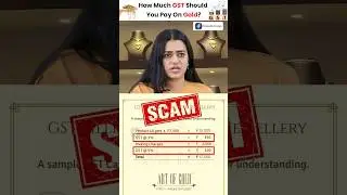 Beware of This GST Scam When Buying Gold 😱🪙#shortsfeed #gst #gold