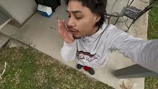 ( Fast and aggressive ) ASMR ✂️ 🍃 Cut The Yard & Pick Trash with my cat 🐈&zwj;⬛ 