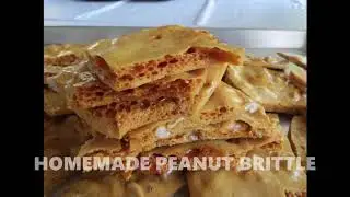 HOMEMADE PEANUT BRITTLE Crack into Perfection