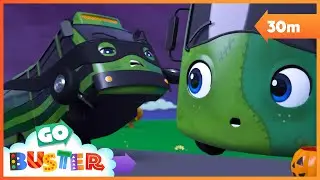 Naughty Bandit Halloween Costume Mix Up | Go Gecko's Garage! | Go Buster | Kids Cartoons