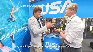 Inside TUSA Sports: Innovation in Masks, Fins & Freediving BOOT 2025 Interview with Diving Reality