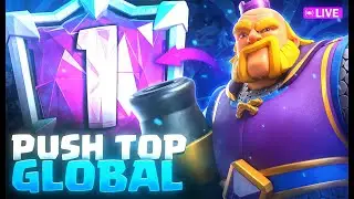 SUBINDO MUITO NO TOP GLOBAL DO CLASH ROYALE!