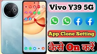 Vivo Y39 5g App Clone & Dual App Setting Kaise On Kare // How To Dual App Setting On Vivo Y39 5g