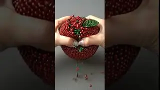 Reverse Magic⚙️ 🍎📿Bead Crush Therapy #asmr #beads