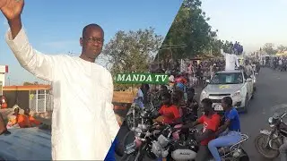 LOCALE 2022: Caravane de la Grande mobilisation de Mr Amadou Wague &agrave; Manda Douane Candidat Coalitio.