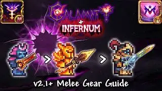 Calamity Brainstorm & Infernum Mode Melee Gear Progression Guide (v2.1+)